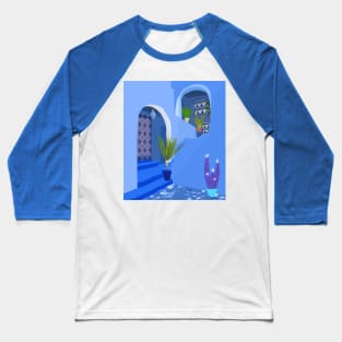 Blue city, Morocco Baseball T-Shirt